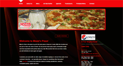 Desktop Screenshot of mozzispizza.com