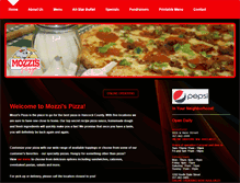 Tablet Screenshot of mozzispizza.com